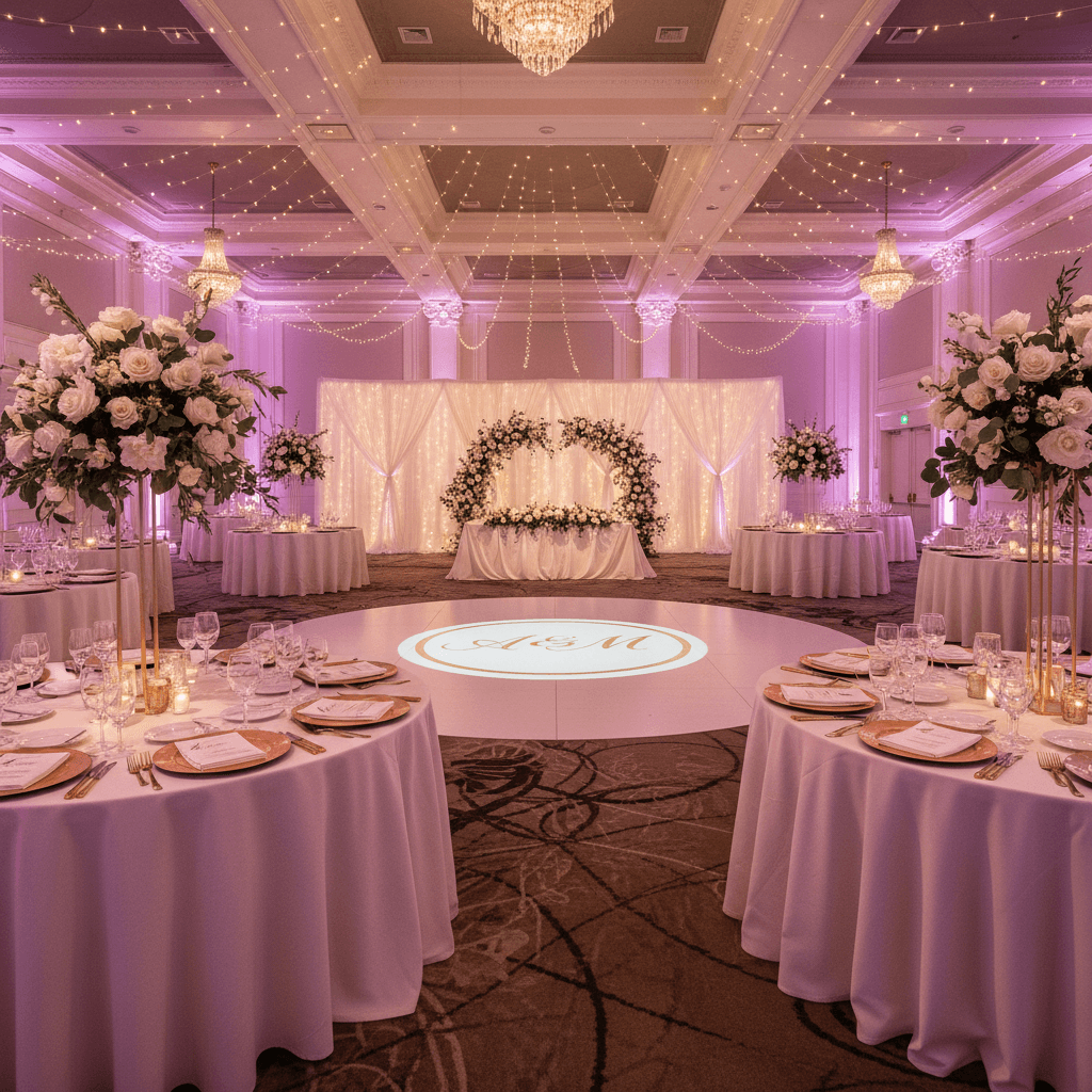 Ceremony and reception setup